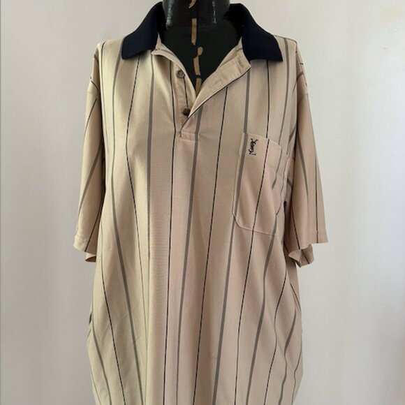 Yves Saint Laurent Vintage Silk Polo - Picture 1 of 2